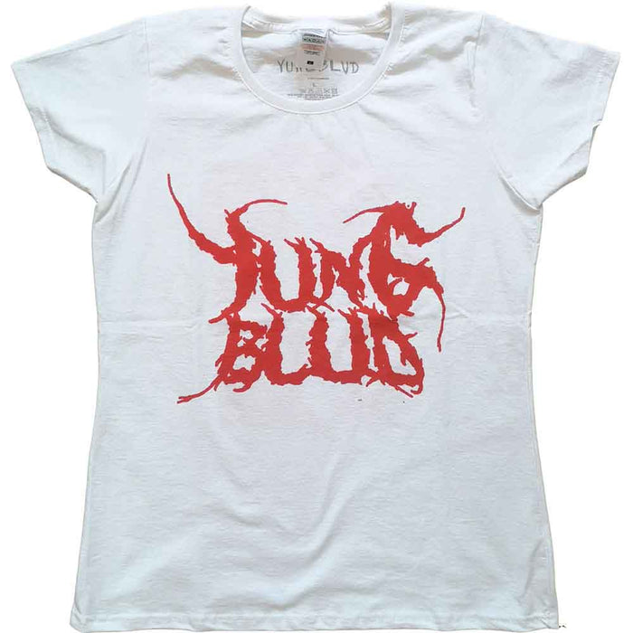 Yungblud Deadhappy White Ladies Medium T-Shirt