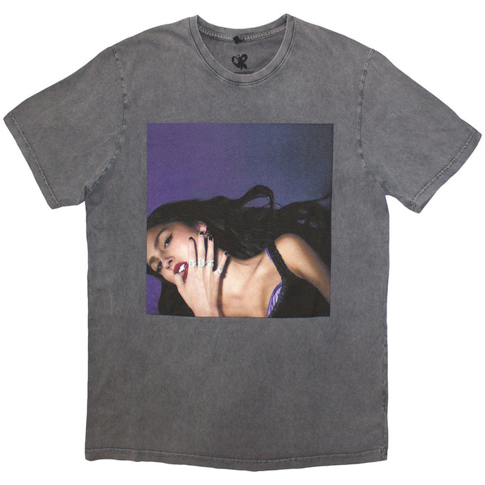 Olivia Rodrigo Guts Album Cover Grey Wash Small T-Shirt