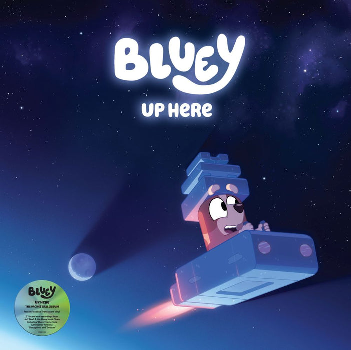 Bluey Up Here Vinyl LP Translucent Blue Colour 2026
