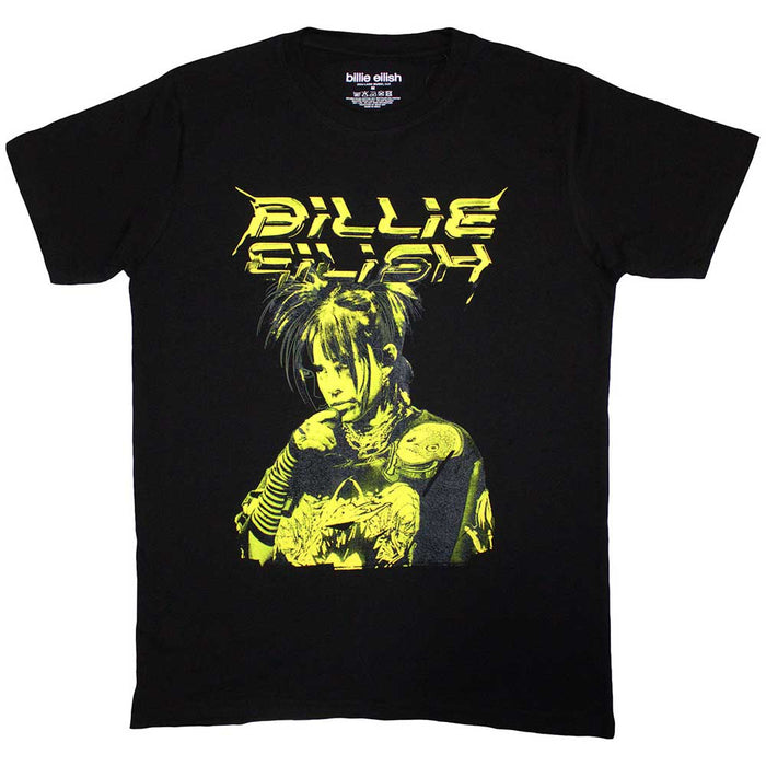 Billie Eilish Illustration Black XX-Large T-Shirt