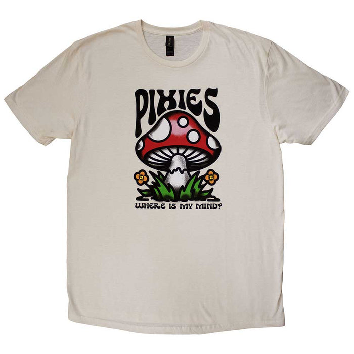 Pixies Mindshroom Natural Colour X-Large Unisex T-Shirt