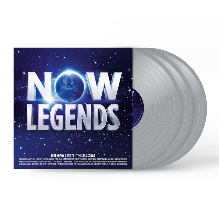 Various Artists NOW - Legends Vinyl LP Silver Colour Due Out 13/11/26