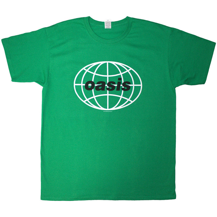 Oasis 1998 World Tour Mexico City Green Small T-Shirt