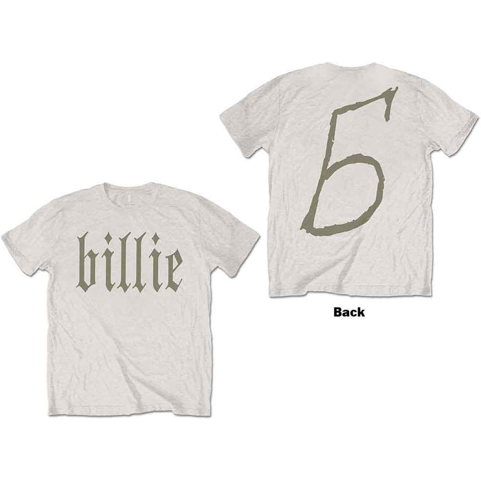 Billie Eilish Billie 5 Natural Large T-Shirt