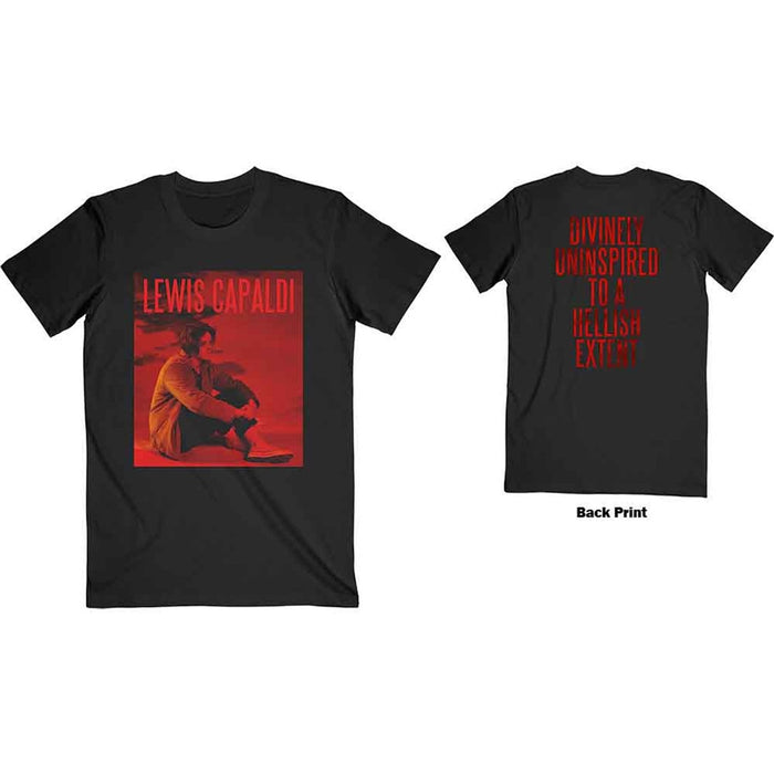 Lewis Capaldi Divinely Uninspired To A Black Medium T-Shirt