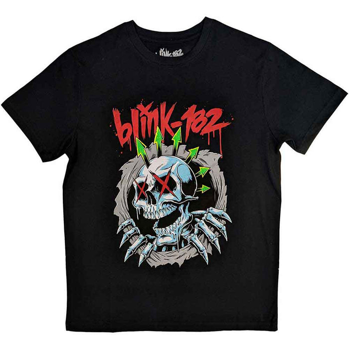 Blink-182 Six Arrow Skull Black Small T-Shirt