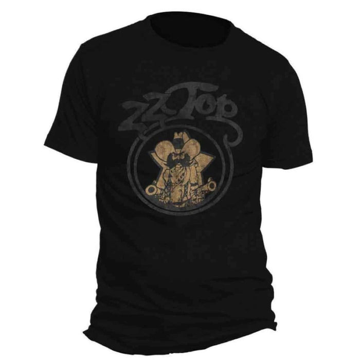 ZZ Top Outlaw Village Black X-Large T-Shirt