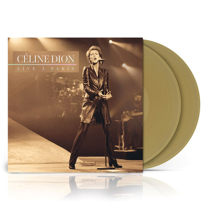 Celine Dion Live a Paris Vinyl LP Golden Tan Colour Due Out 04/09/26