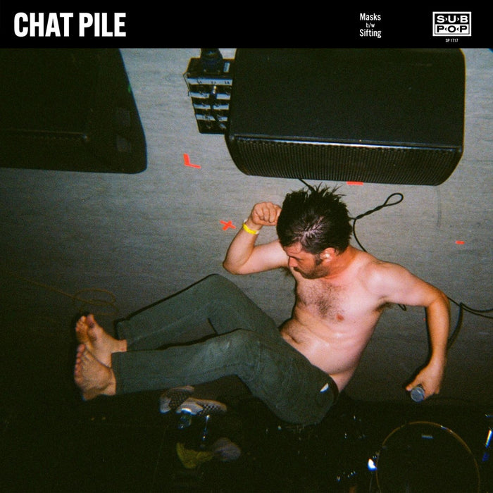 Chat Pile Masks 7" Vinyl Single Indies Sea-Glass with Black Swirl Colour 2026