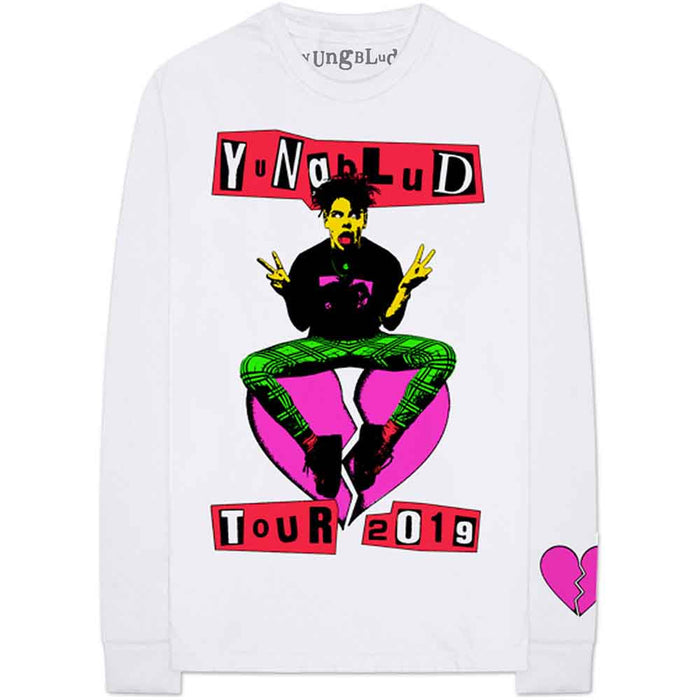 Yungblud Tour White X-Large Long Sleeve T-Shirt
