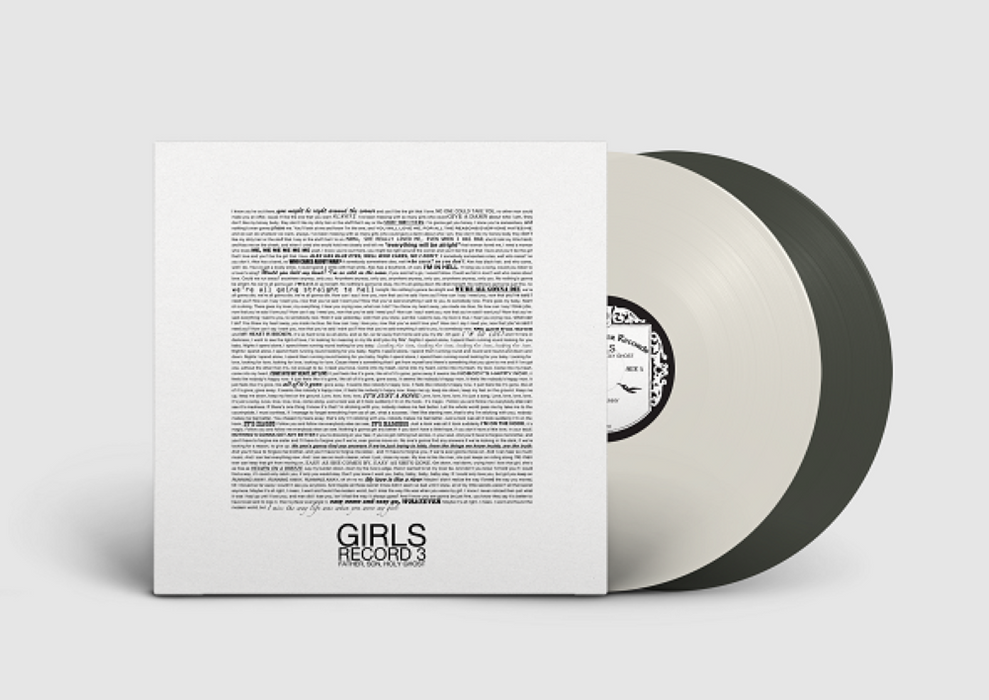 Girls Father, Son, Holy Ghost Limited Edition Vinyl LP Milky Clear / Black Ice Colour 2024