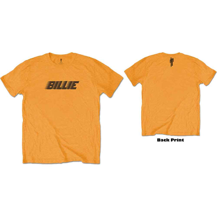 Billie Eilish Racer Logo & Blohsh Orange Small T-Shirt