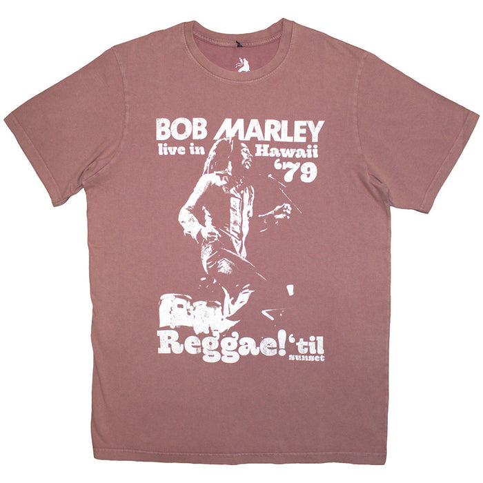 Bob Marley Stone Wash Hawaii Kashmir Red Medium T-Shirt
