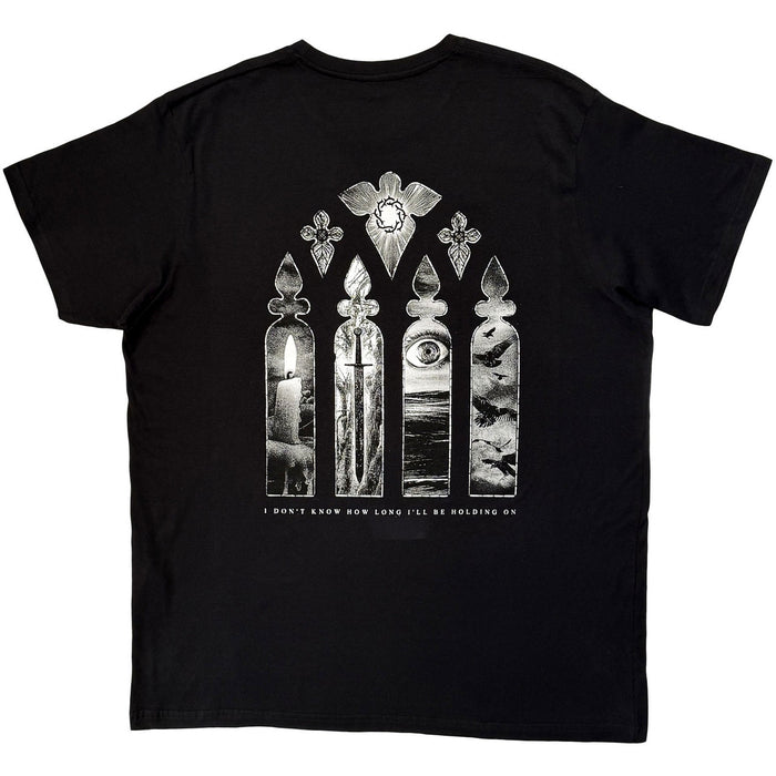 Bad Omens Stained Glass Black Large T-Shirt
