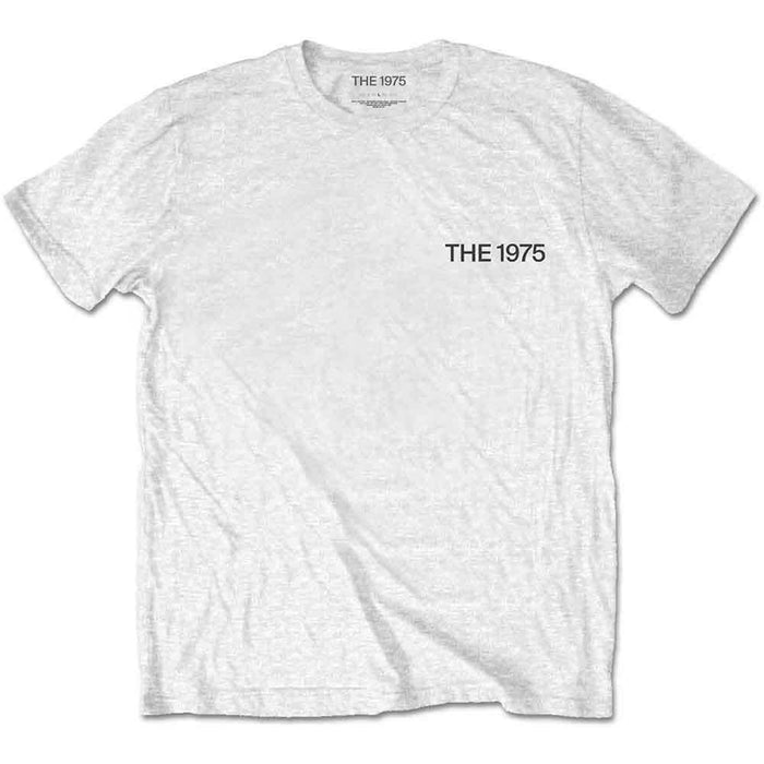 The 1975 ABIIOR Side Face Time White Small T-Shirt