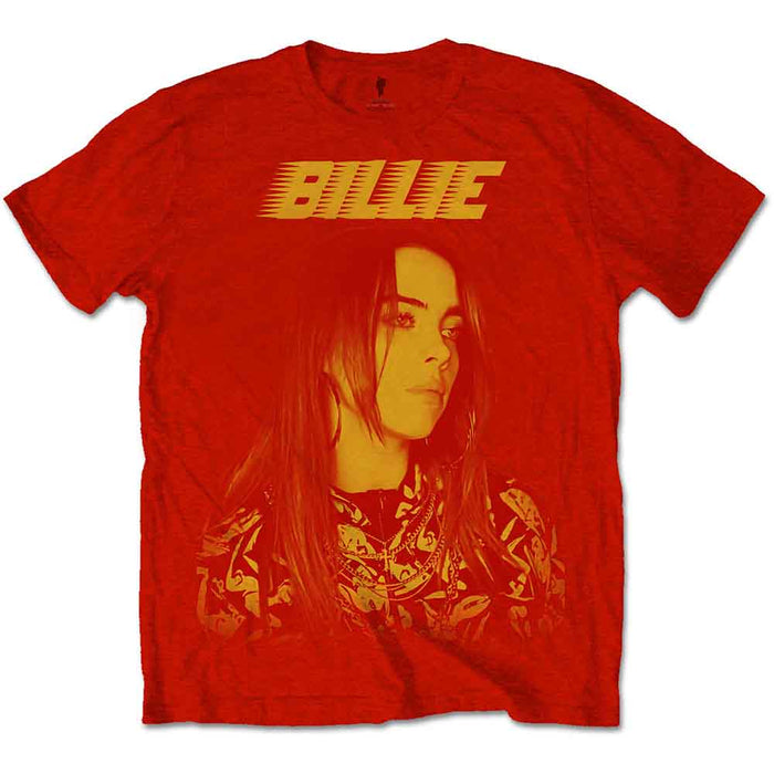 Billie Eilish Racer Logo Jumbo Red XX-Large T-Shirt