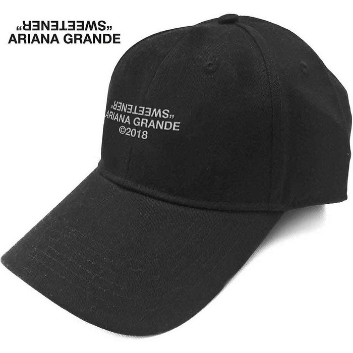 Ariana Grande Sweetener 2 Black Baseball Cap Hat