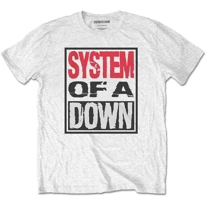 System Of A Down White Small T-Shirt