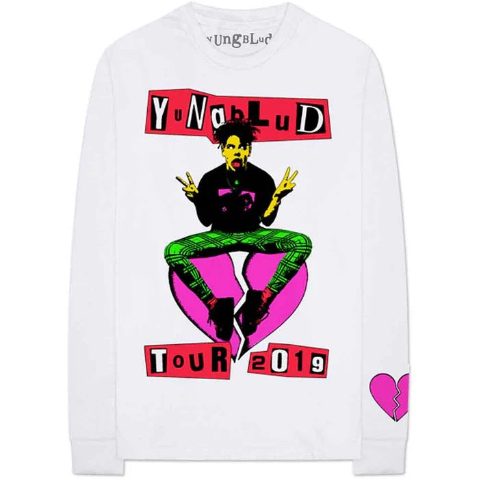 Yungblud Punker White Medium Long Sleeve T-Shirt