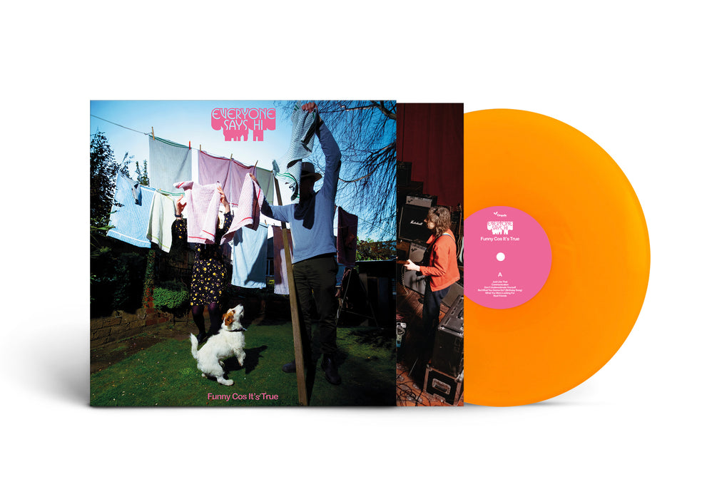 Everyone Says Hi Funny Cos It's True Vinyl LP Indies Orange Colour Due Out 25/09/26