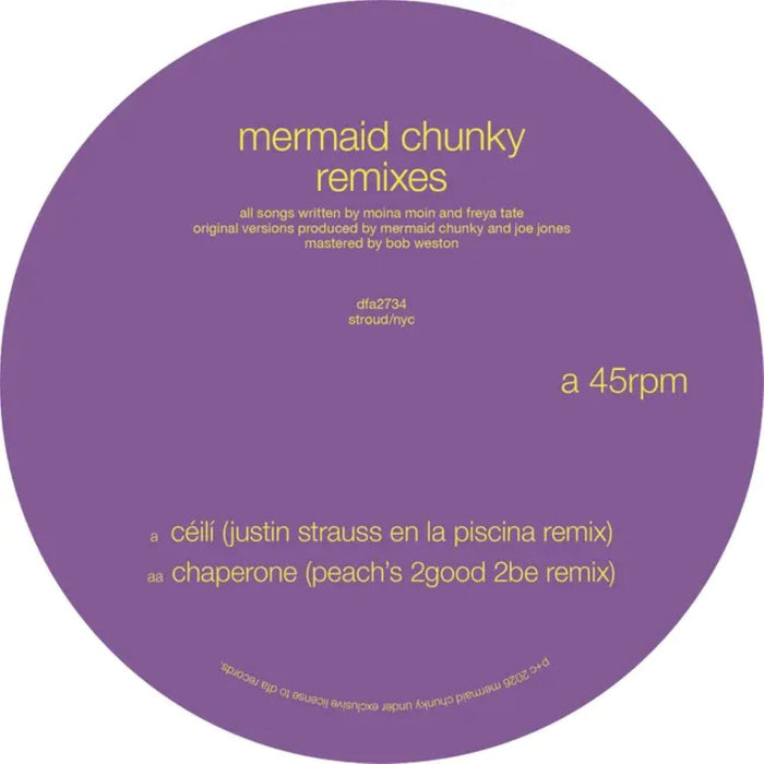 Mermaid Chunky Remixes Vinyl 12"" Single 2026