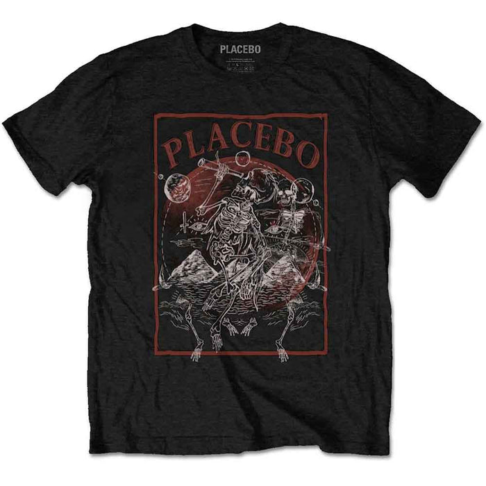 Placebo Astro Skeletons Black Large T-Shirt