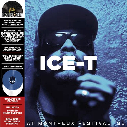 Ice-T Live At The Miles Davis Hall - Montreux 1995 Vinyl LP Dark Blue & White Colour RSD 2025