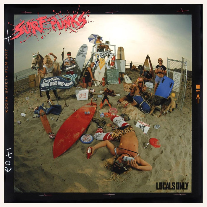 Surf Punks Locals Only Vinyl LP Slime & Purple Splatter Colour 2024