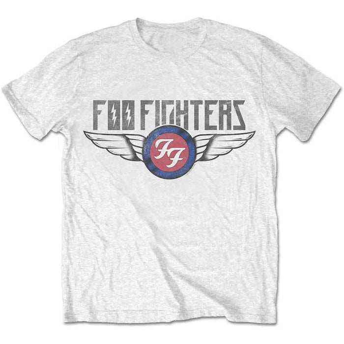 Foo Fighters Flash Wings White XXX-Large T-Shirt