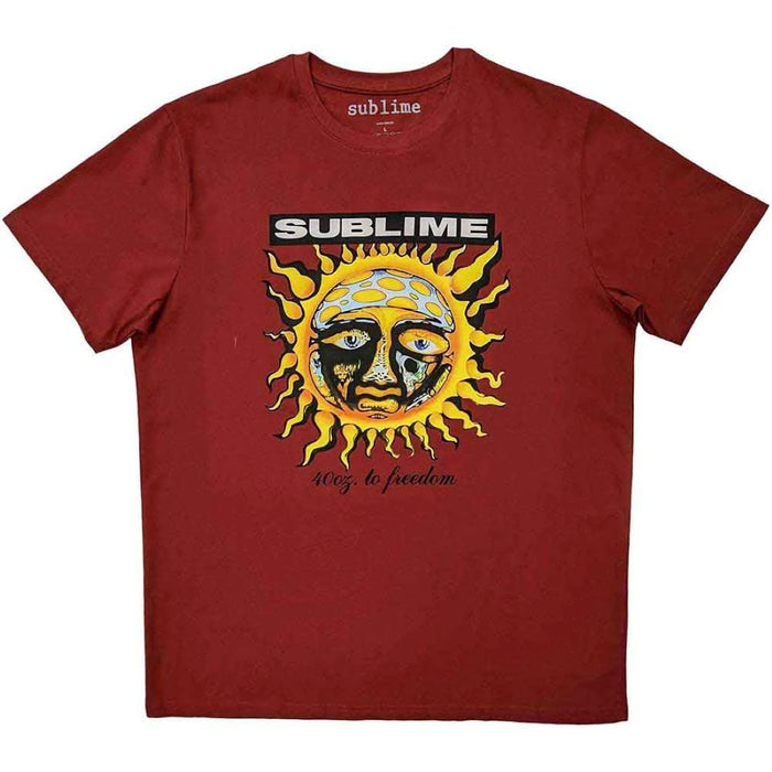 Sublime GRN 40 Oz Red Large T-Shirt