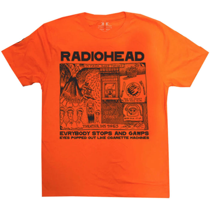 Radiohead Gawps Orange Medium T-Shirt