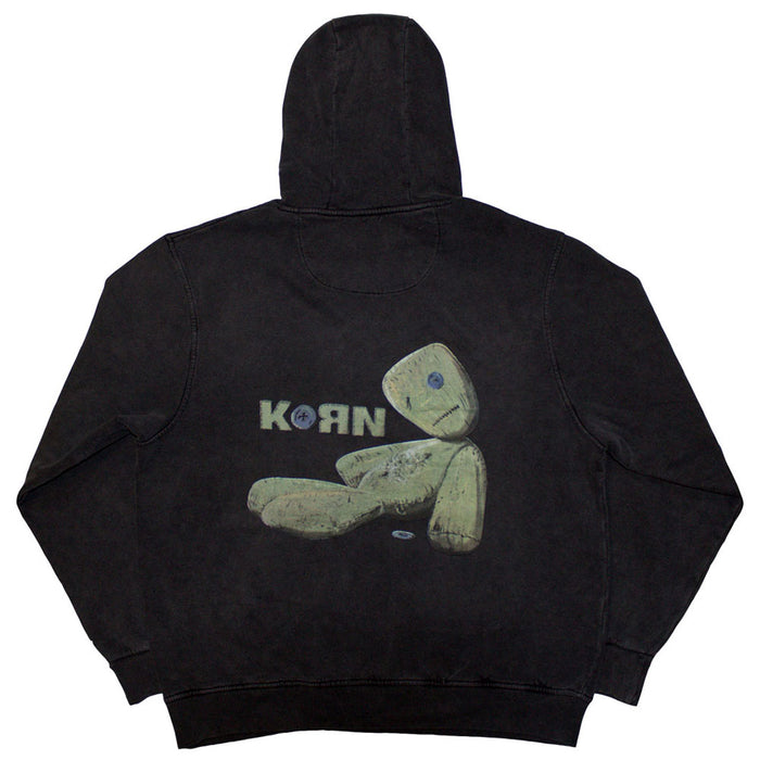 Korn Doll Issues Stone Wash Charcoal Grey X-Large Hoodie