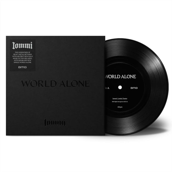 Tony Iommi World Alone 7" Vinyl Single Due Out 04/09/26