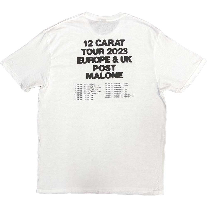 Post Malone Inflatable Butterfly 2023 Tour White Medium T-Shirt