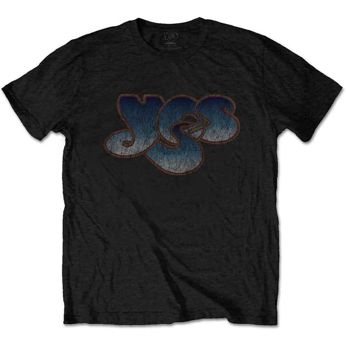 Yes Vintage Logo Black Medium T-Shirt