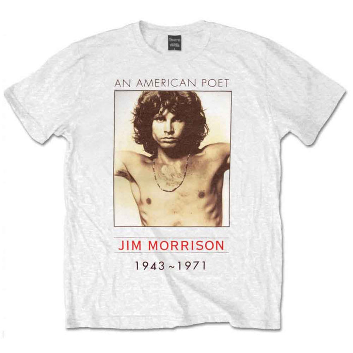 The Doors American Poet White Medium T-Shirt