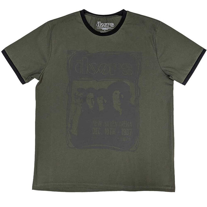The Doors New Haven Frame Ringer Khaki Green XX-Large T-Shirt
