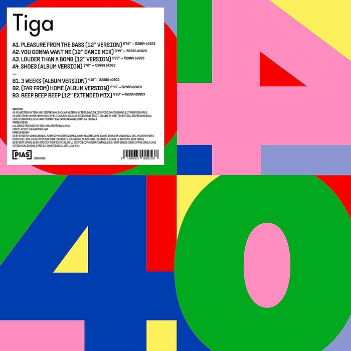 Tiga Vinyl LP 2023