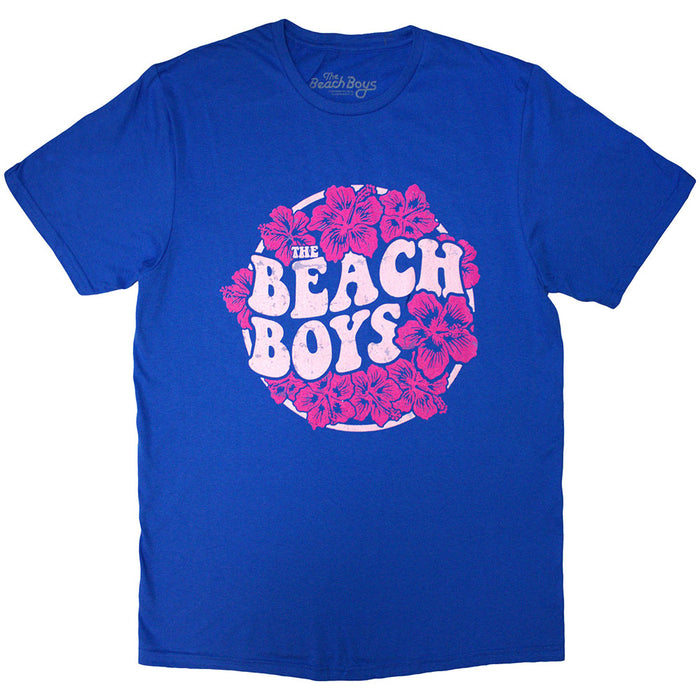 The Beach Boys Floral Print Blue Small T-Shirt