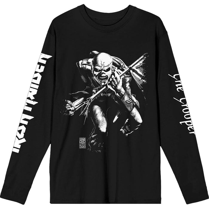 Iron Maiden 50 Trooper Isolated Black XX-Large T-Shirt