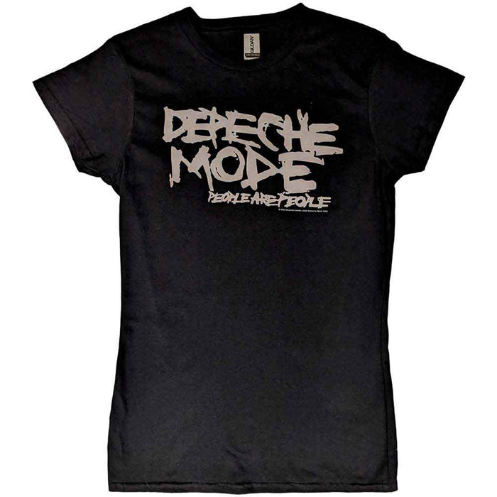 Depeche Mode People Are People Black Small Ladies T-Shirt