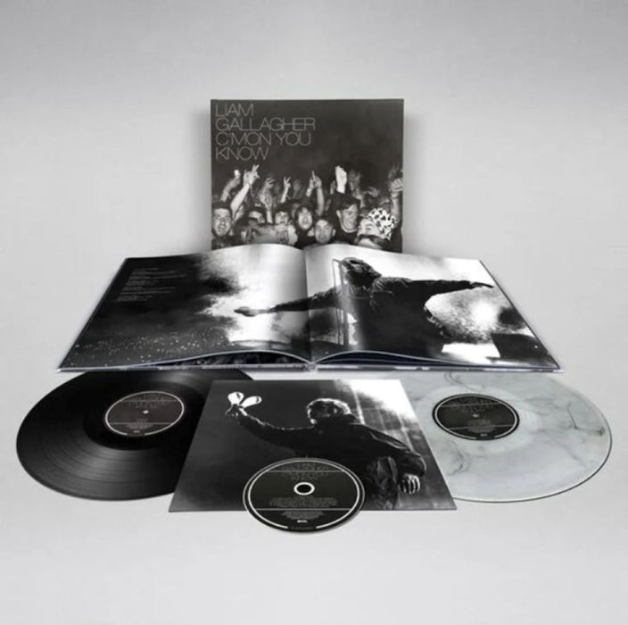 Liam Gallagher C’mon You Know Vinyl LP Deluxe Marbled Clear & Black Colour + CD 2022