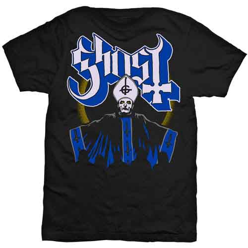 Ghost Papa & Band Black X-Large T-Shirt