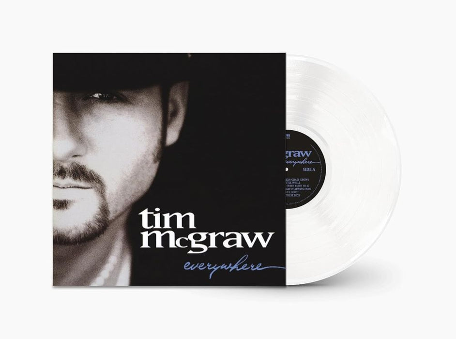 Tim McGraw Everywhere Vinyl LP Opaque White Colour 2024