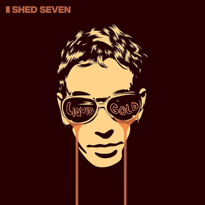 Shed Seven Liquid Gold Vinyl LP Red/Black Marble 2026