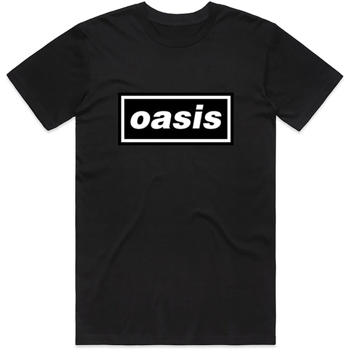 Oasis Decca Logo Black Medium T-Shirt