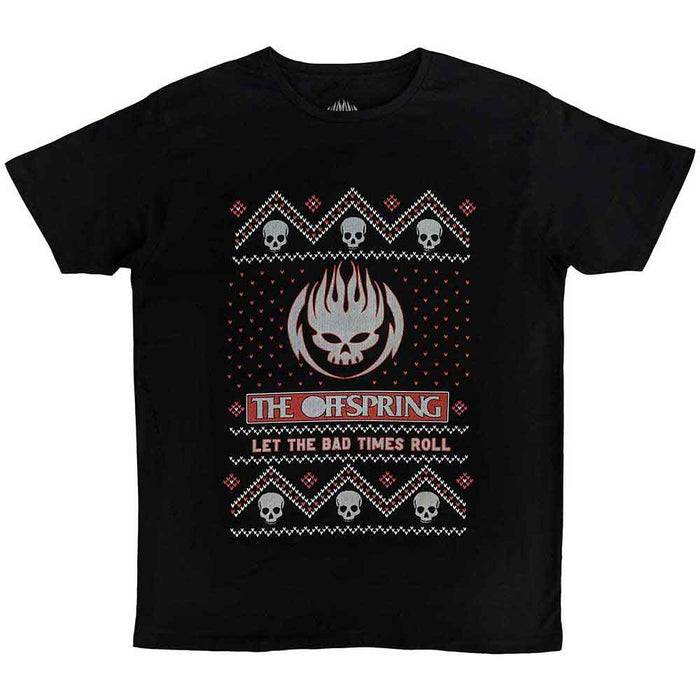 The Offspring Christmas Bad Times Black X-Large T-Shirt