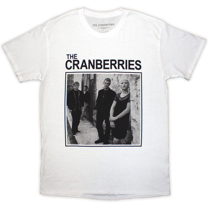 The Cranberries Square Photo White Small T-Shirt