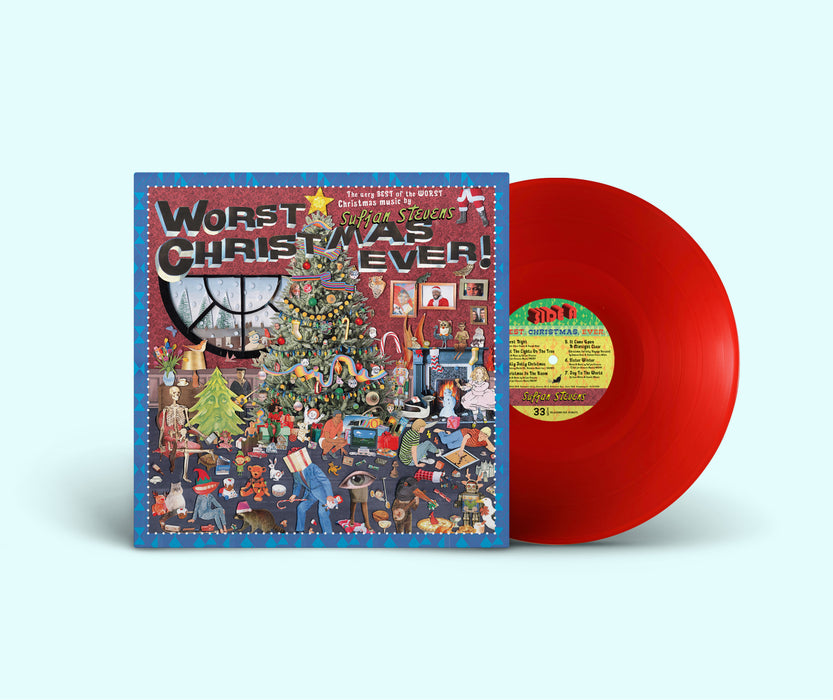 Sufjan Stevens Worst Christmas Ever! Vinyl LP Translucent Red Colour Due Out 06/11/26