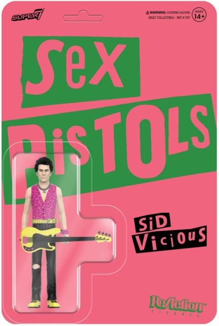 Super7 Sex Pistols Sid Vicious ReAction Figure